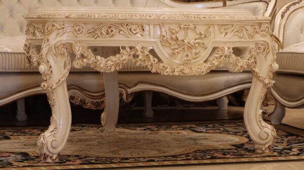 Handmade 3Pcs- Lion White Sofa Set - Image 24