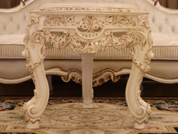 Handmade 3Pcs- Lion White Sofa Set - Image 23