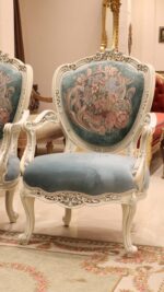 Handmade 4Pcs- Fairuz Mint Green Sofa Set 13