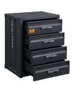 Gunmetal Cargo Chest W/4 Drawers 37956 by ACME 13