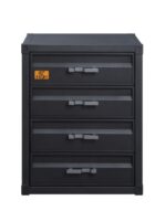 Gunmetal Cargo Chest W/4 Drawers 37956 by ACME 14