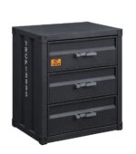 Gunmetal Cargo Chest W/3 Drawers 37957 by ACME 12
