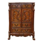 Cherry Oak Finish Dresden Chest 12146 by ACME 8