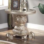 Champagne End Table HD-328C By Homey Design 9