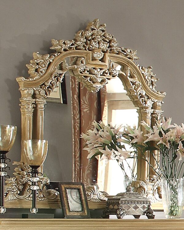Pickle Frost & Antique Silver Mirror HD-7012 By Homey Design 4