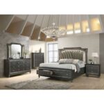 Kaitlyn Bed by ACME Luxury Beds Mobilia Cleopatra 30 Kaitlyn Bed by ACME 30