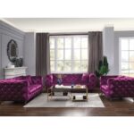 Purple Atronia Sofa by ACME 13
