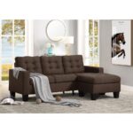 Brown Earsom Sofa by ACME Luxury Living Room Furniture Mobilia Cleopatra 13 Brown Earsom Sofa by ACME 13