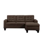 Brown Earsom Sofa by ACME Luxury Living Room Furniture Mobilia Cleopatra 14 Brown Earsom Sofa by ACME 14