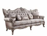 Fabric & Champagne Finish Jayceon Sofa W/5 Pillows 54865 by ACME Luxury Sofas Mobilia Cleopatra 11 Fabric & Champagne Finish Jayceon Sofa W/5 Pillows 54865 by ACME 11
