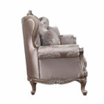 Fabric & Champagne Finish Jayceon Sofa W/5 Pillows 54865 by ACME Luxury Sofas Mobilia Cleopatra 14 Fabric & Champagne Finish Jayceon Sofa W/5 Pillows 54865 by ACME 14
