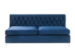 Blue Jaszira Sofa by ACME Luxury Living Room Furniture Mobilia Cleopatra 13 Blue Jaszira Sofa by ACME 13