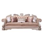 Velvet & Antique Silver Finish Northville Sofa 56930 by ACME 18
