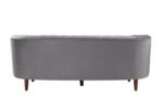 Gray Millephri Sofa by ACME Luxury Living Room Furniture Mobilia Cleopatra 19 Gray Millephri Sofa by ACME 19
