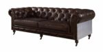 Brown Leather Aberdeen Sofa 56590 by ACME Luxury Sofas Mobilia Cleopatra 9 Brown Leather Aberdeen Sofa 56590 by ACME 9