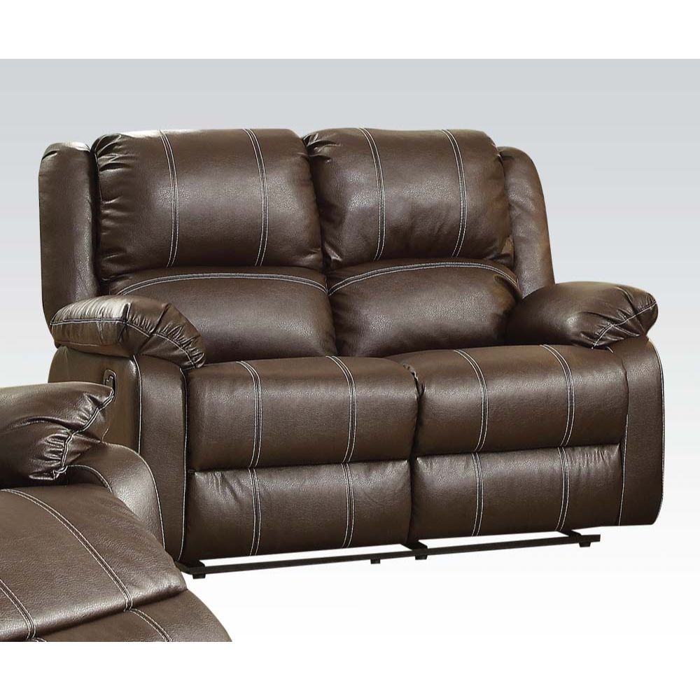 Brown Zuriel Loveseat 52281 by ACME