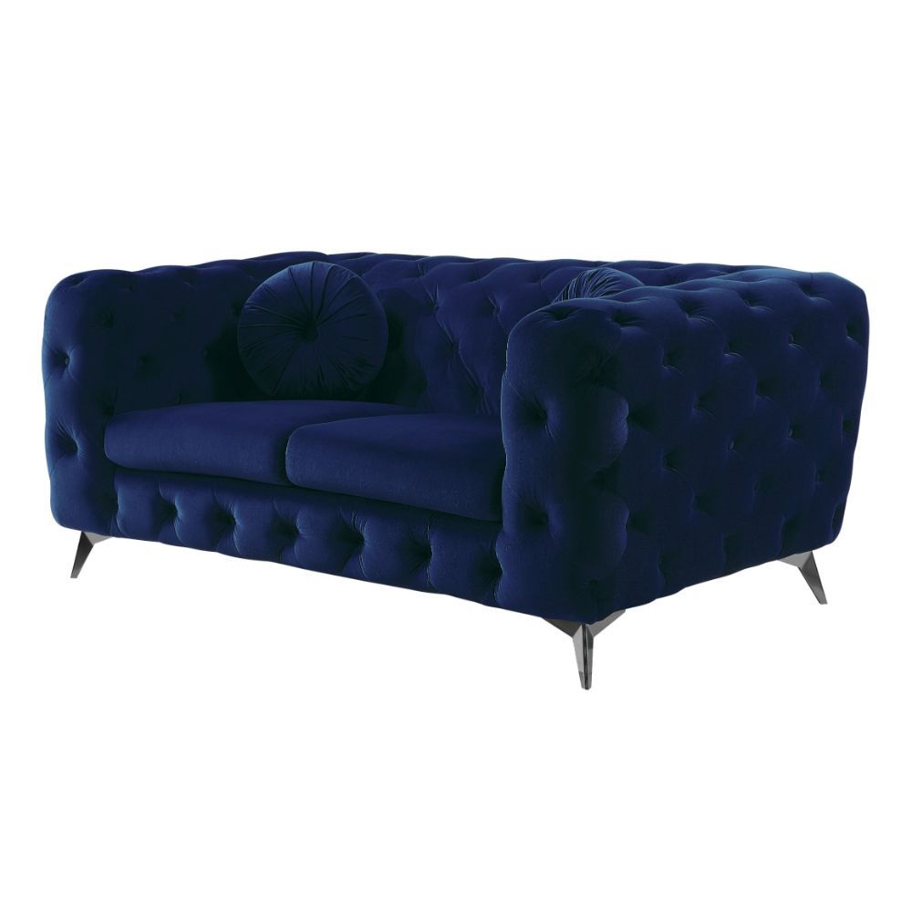Blue Atronia Loveseat by ACME