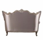 Fabric & Champagne Finish Jayceon Loveseat W/2 Pillows 54866 by ACME Luxury Loveseats Mobilia Cleopatra 12 Fabric & Champagne Finish Jayceon Loveseat W/2 Pillows 54866 by ACME 12