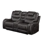 Magnetite Braylon Recliner Loveseat by ACME 13