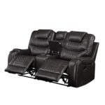 Magnetite Braylon Recliner Loveseat by ACME 17