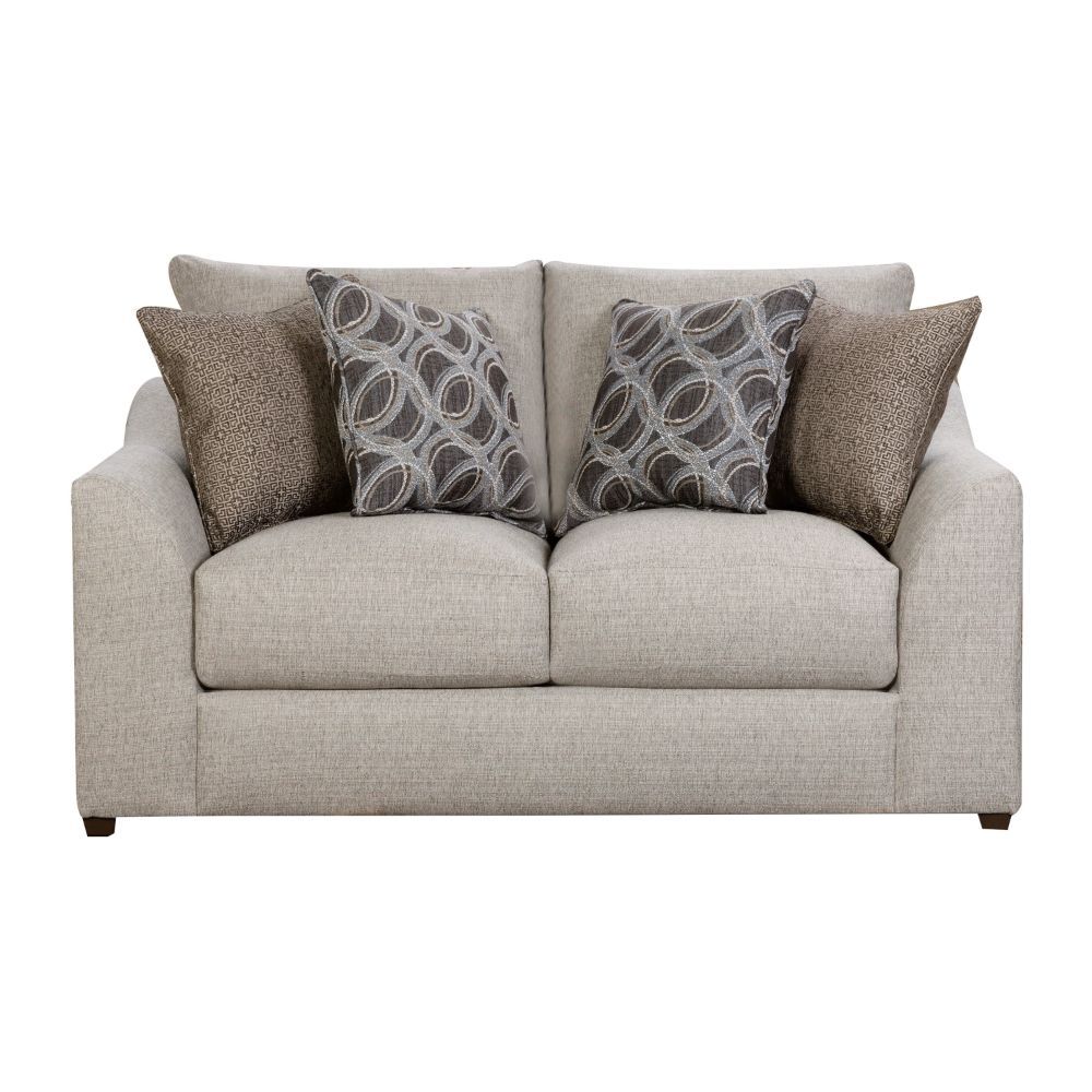 Petillia Loveseat in Modern Sandstone by ACME