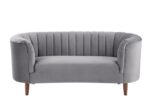Gray Millephri Loveseat by ACME Luxury Living Room Furniture Mobilia Cleopatra 15 Gray Millephri Loveseat by ACME 15