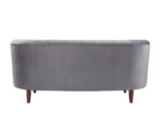 Gray Millephri Loveseat by ACME Luxury Living Room Furniture Mobilia Cleopatra 17 Gray Millephri Loveseat by ACME 17