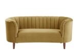 Olive Yellow Millephri Loveseat by ACME Luxury Living Room Furniture Mobilia Cleopatra 15 Olive Yellow Millephri Loveseat by ACME 15
