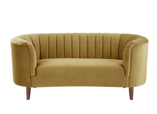 Olive Yellow Millephri Loveseat by ACME 10