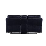 Aashi Loveseat In Navy Leather-Gel Match by ACME Luxury Living Room Furniture Mobilia Cleopatra 16 Aashi Loveseat In Navy Leather-Gel Match by ACME 16