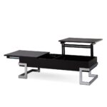 Black& Chrome Calnan Coffee Table by ACME 16
