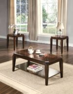 Docila 3PC Pack Coffee & End Set by ACME Luxury Coffee Tables Mobilia Cleopatra 7 Docila 3PC Pack Coffee & End Set by ACME 7