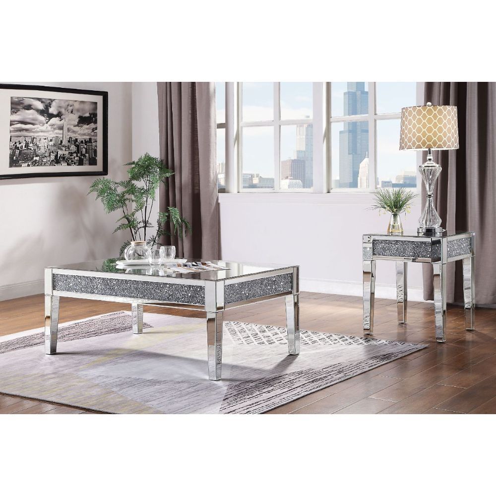 Noralie Coffee Table With Open Base by ACME