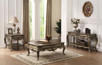 Vintage Oak Finish Ragenardus Coffee Table 86030 by ACME