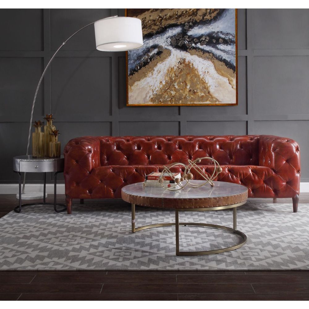 Tamas Metal Round Coffee Table by ACME