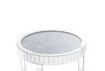Ornat Coffee Table In Mirrored & Faux Diamonds by ACME Luxury Coffee Tables Mobilia Cleopatra 8 Ornat Coffee Table In Mirrored & Faux Diamonds by ACME 8