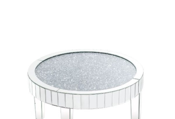 Ornat Coffee Table In Mirrored & Faux Diamonds by ACME 6