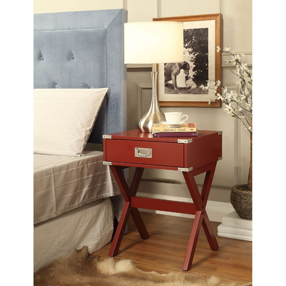 Red Babs End Table by ACME
