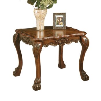 Cherry Oak Dresden End Table 12166 by ACME