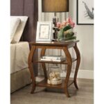 Walnut Becci End Table by ACME End Tables Mobilia Cleopatra 11 Walnut Becci End Table by ACME 11