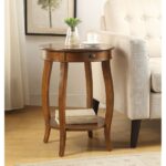 Alysa Walnut End Table by ACME End Tables Mobilia Cleopatra 15 Alysa Walnut End Table by ACME 15