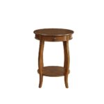 Alysa Walnut End Table by ACME End Tables Mobilia Cleopatra 17 Alysa Walnut End Table by ACME 17