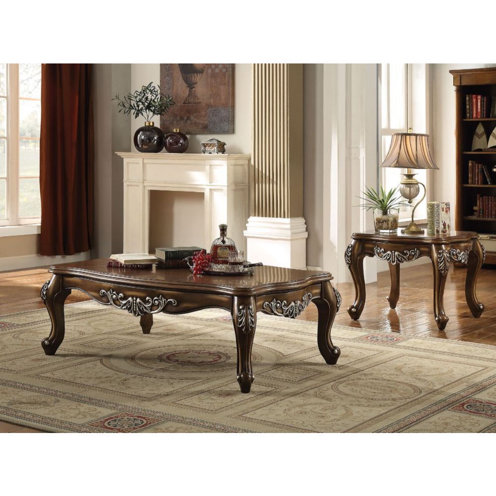Oak Latisha End Table 82117 by ACME