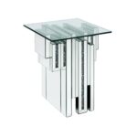 Noralie End Table With Pedestal Base with Faux Diamond by ACME 7