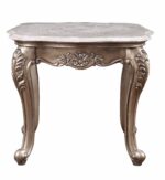 Marble Top & Champagne Finish Jayceon End Table by ACME End Tables Mobilia Cleopatra 8 Marble Top & Champagne Finish Jayceon End Table by ACME 8