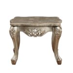 Marble Top & Champagne Finish Ranita End Table 81042 by ACME End Tables Mobilia Cleopatra 11 Marble Top & Champagne Finish Ranita End Table 81042 by ACME 11