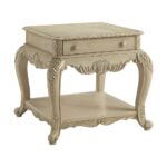 Antique White Finish Ragenardus End Table 86022 by ACME 8