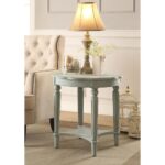 Antique Green Fordon End Table by ACME End Tables Mobilia Cleopatra 13 Antique Green Fordon End Table by ACME 13