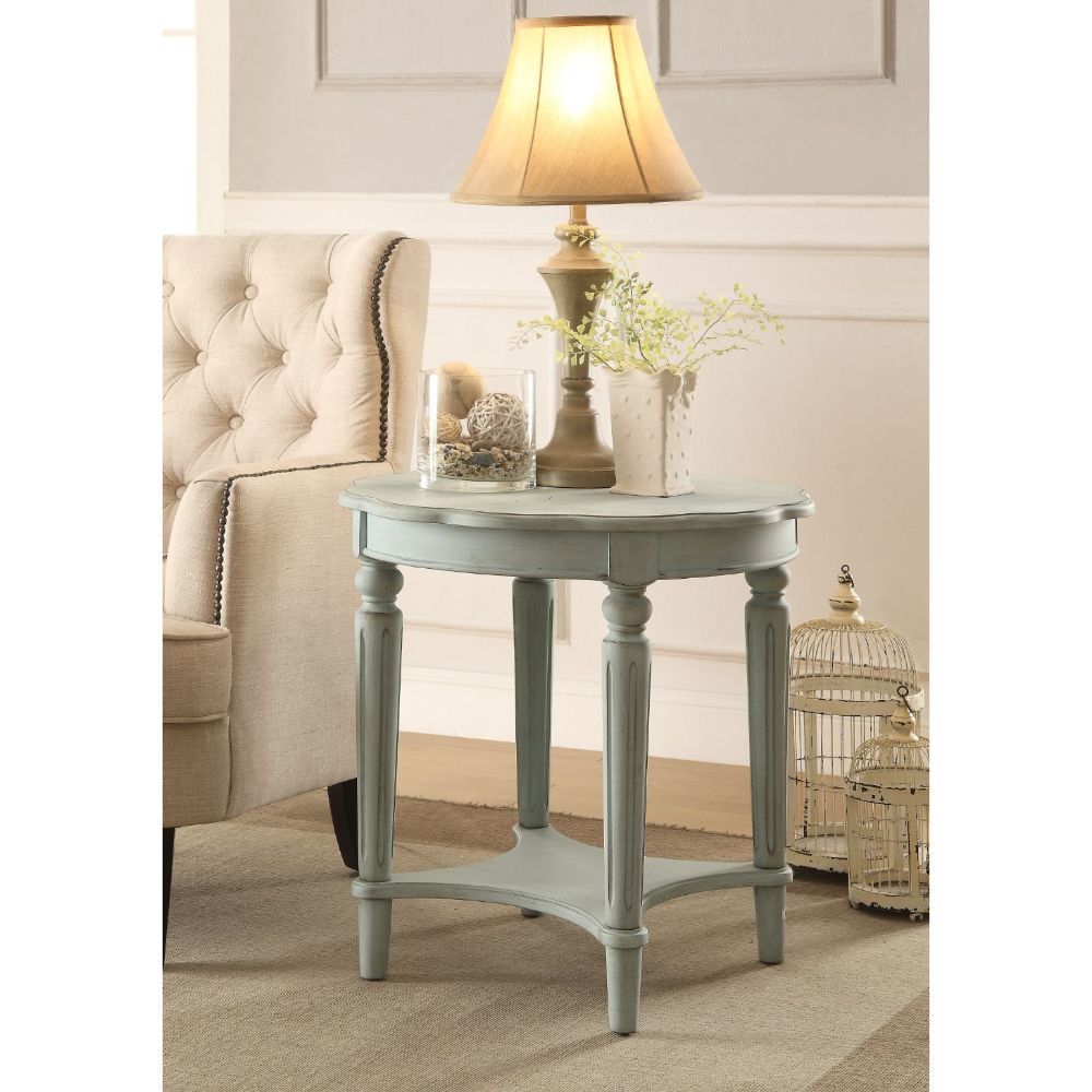 Antique Green Fordon End Table by ACME