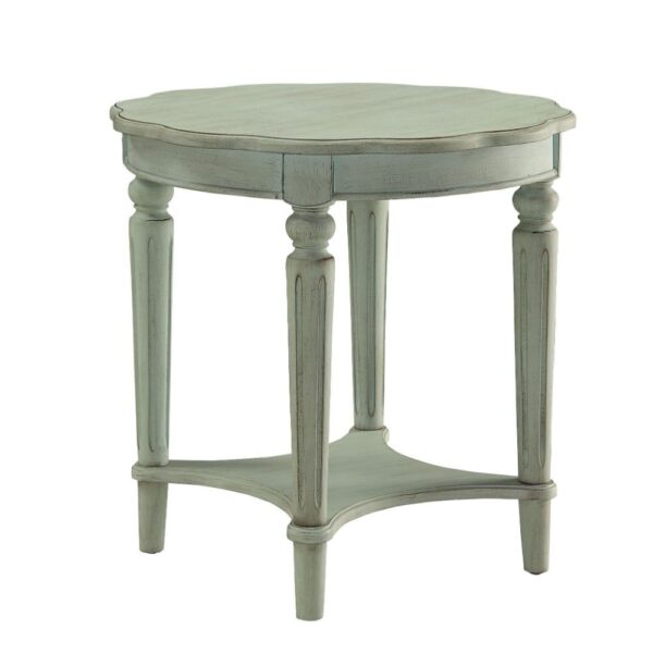 Antique Green Fordon End Table by ACME - Image 2